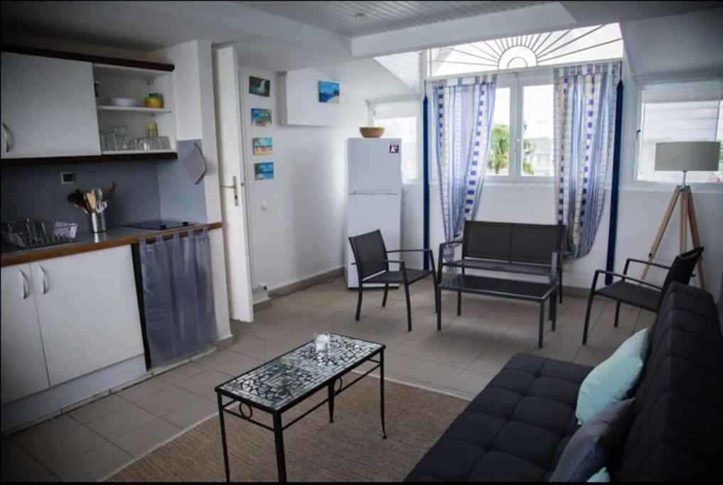 Grand Bleu-Superbe T2 Vue Mer & Acces Plage Le Gosier  Ngoại thất bức ảnh