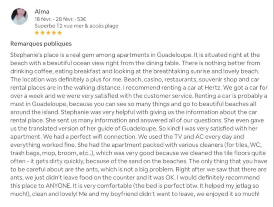 Grand Bleu-Superbe T2 Vue Mer & Acces Plage Le Gosier  Ngoại thất bức ảnh