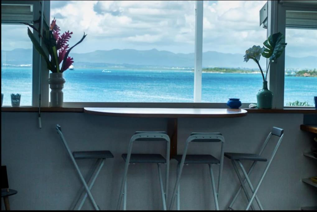 Grand Bleu-Superbe T2 Vue Mer & Acces Plage Le Gosier  Ngoại thất bức ảnh